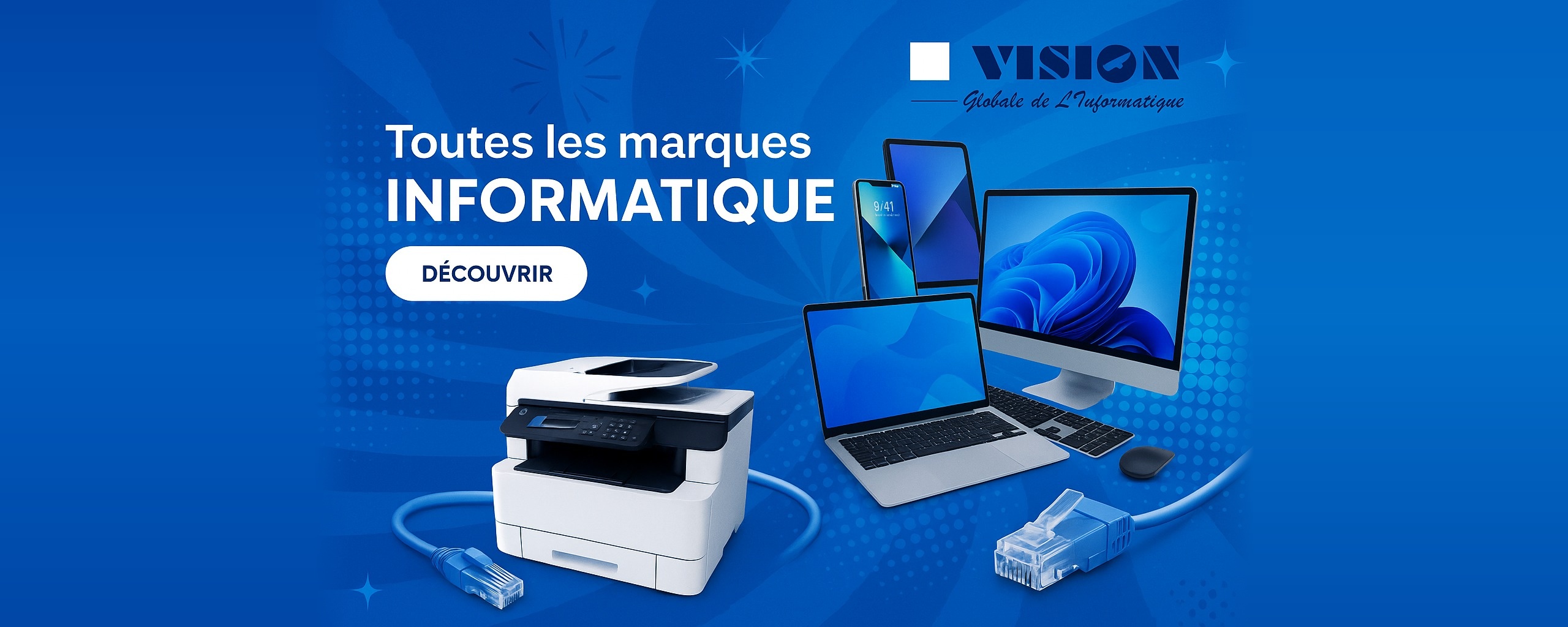 Ordinateurs portables, fixes et imprimantes de pointe