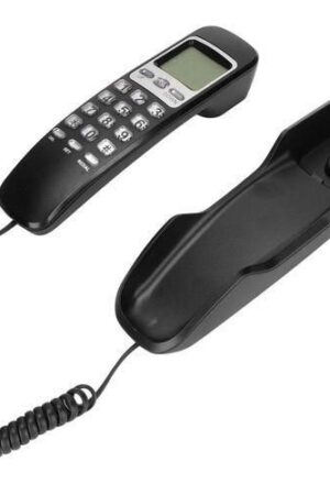 Téléphone Fixe Filaire de Bureaul, Maison et Hotel: accrochable au Mur ou à Tables